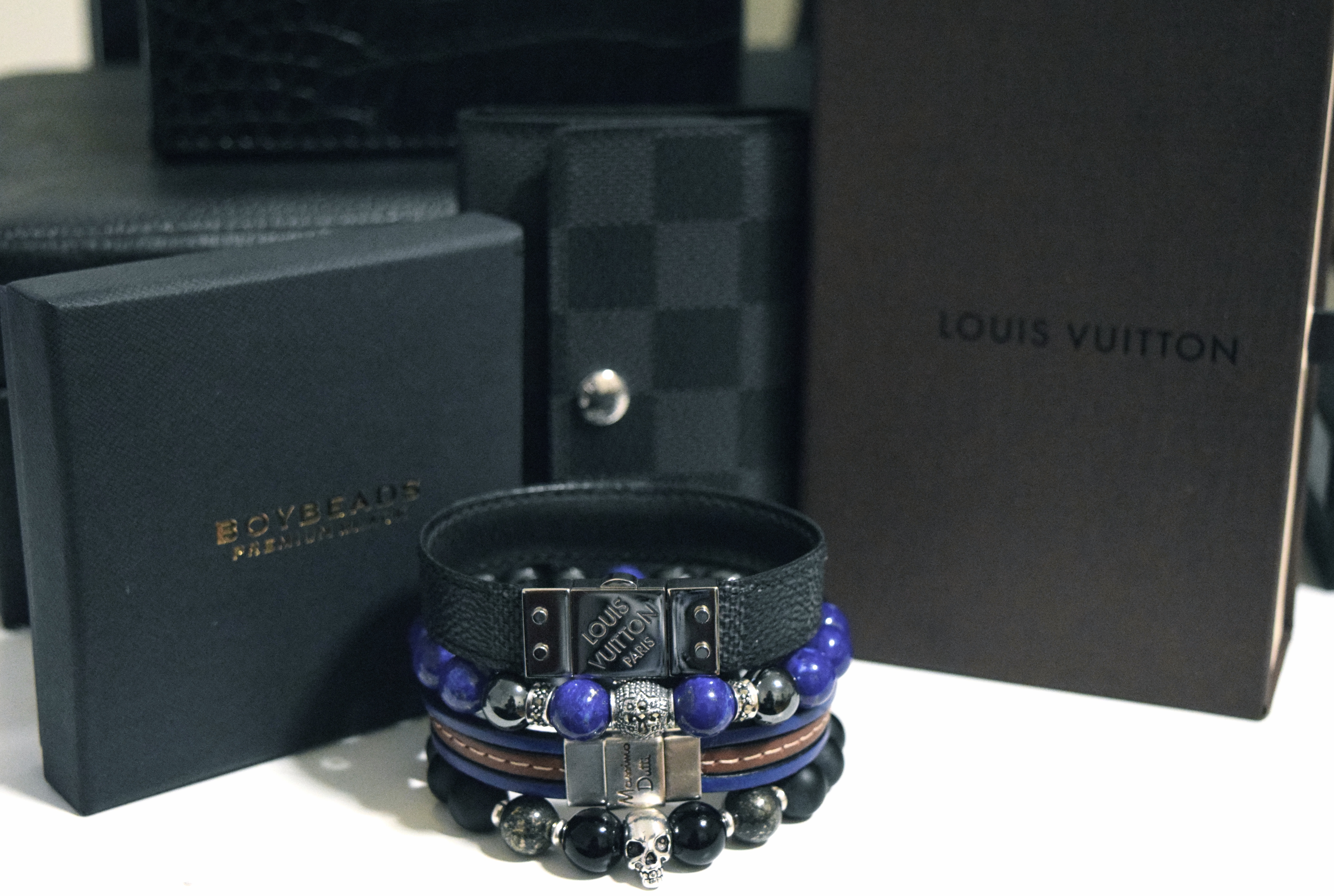 Sell Louis Vuitton Damier Check It Bracelet - Black